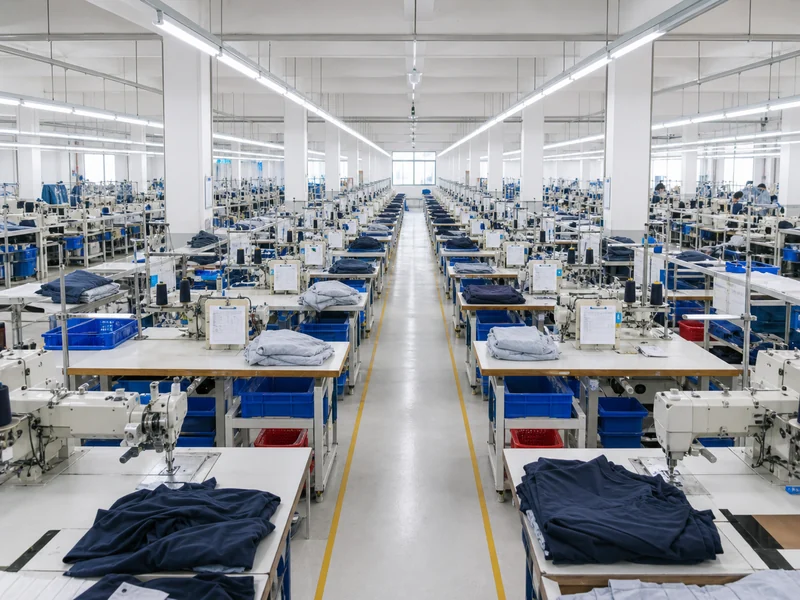 12 production sewing lines