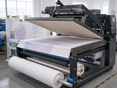 First sublimation press installed