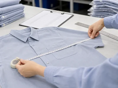 Garment dimensional check