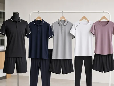 Gym staff uniforms multiple colors
