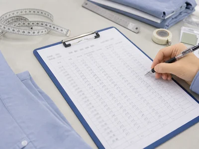 Handwritten measurement log