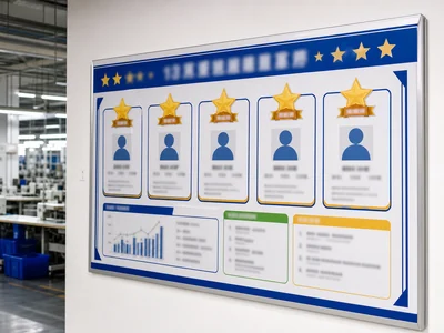 Monthly quality star board