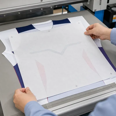 Sublimation paper alignment