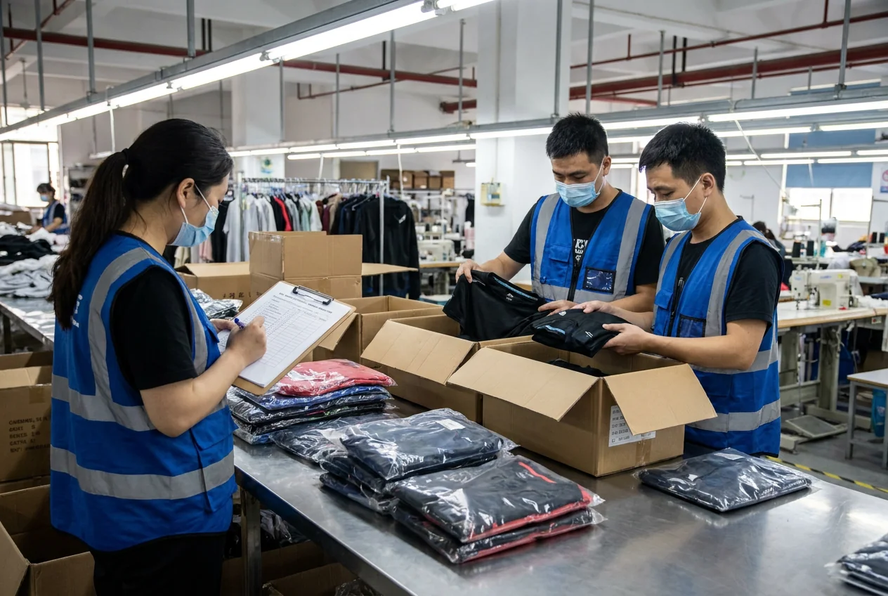 Pre-shipment AQL 2.5 random sampling