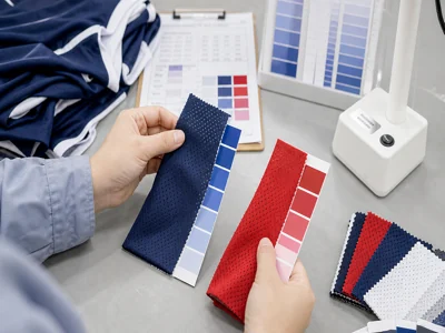 Lab dip Pantone match for basketball jersey