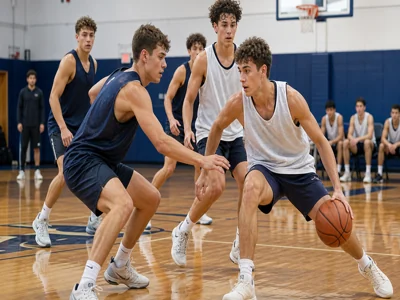Reversible basketball practice jersey 5v5 scrimmage