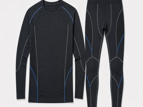 Full-body compression set, top and tights