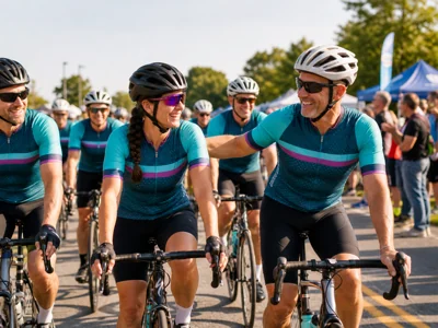 Gran Fondo charity ride peloton