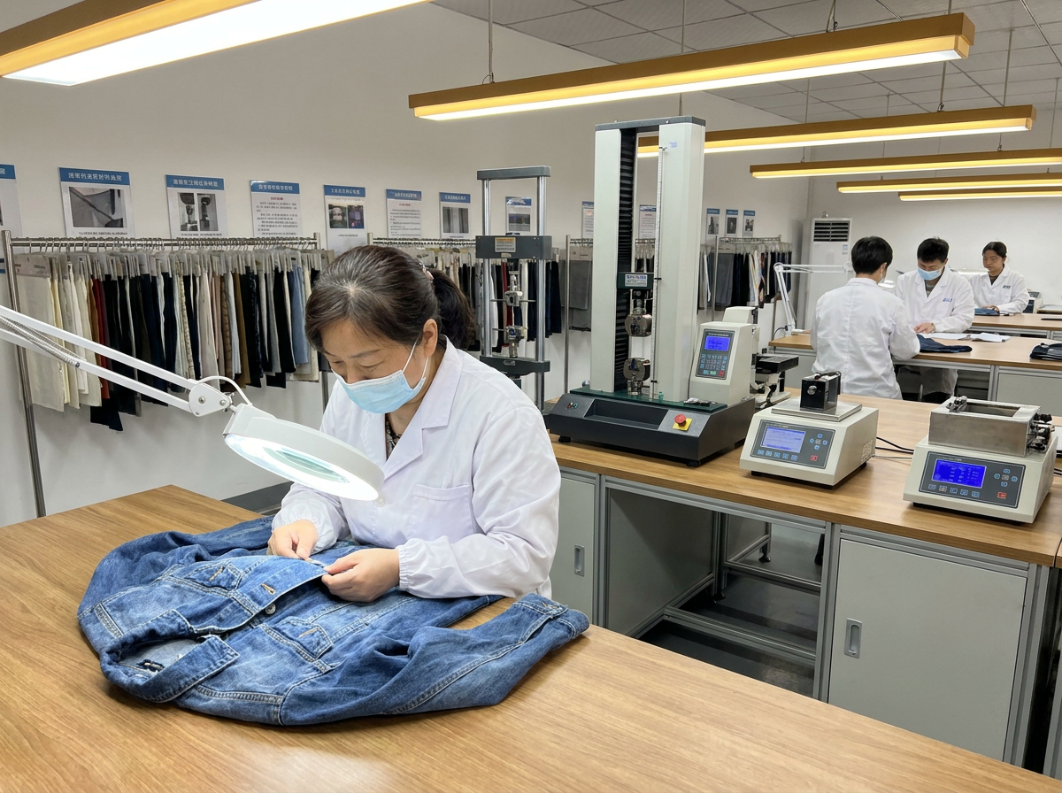 QC and in-house lab for pre-shipment inspection and fabric testing