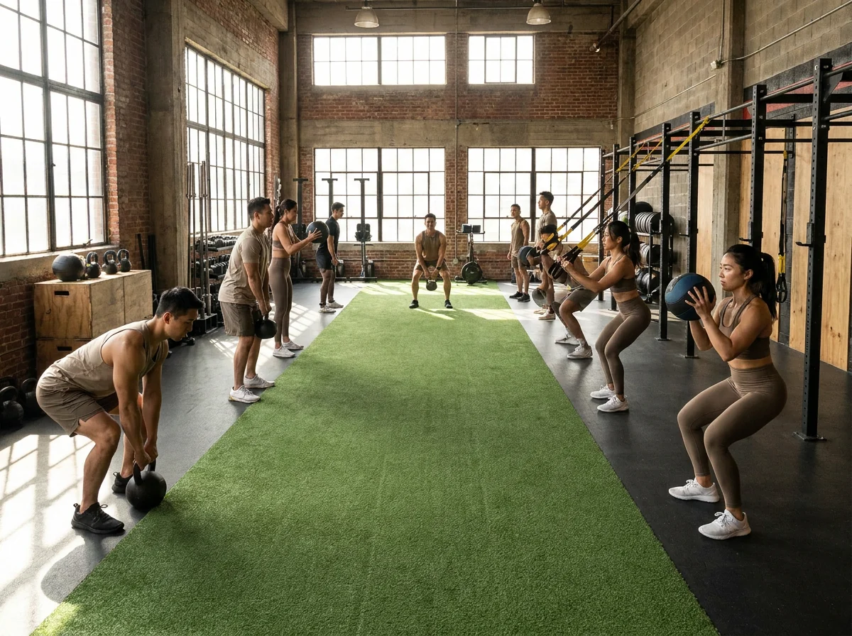 Functional fitness general gym floor apparel