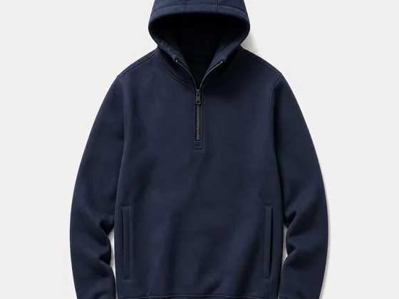 Men's quarter-zip hoodie