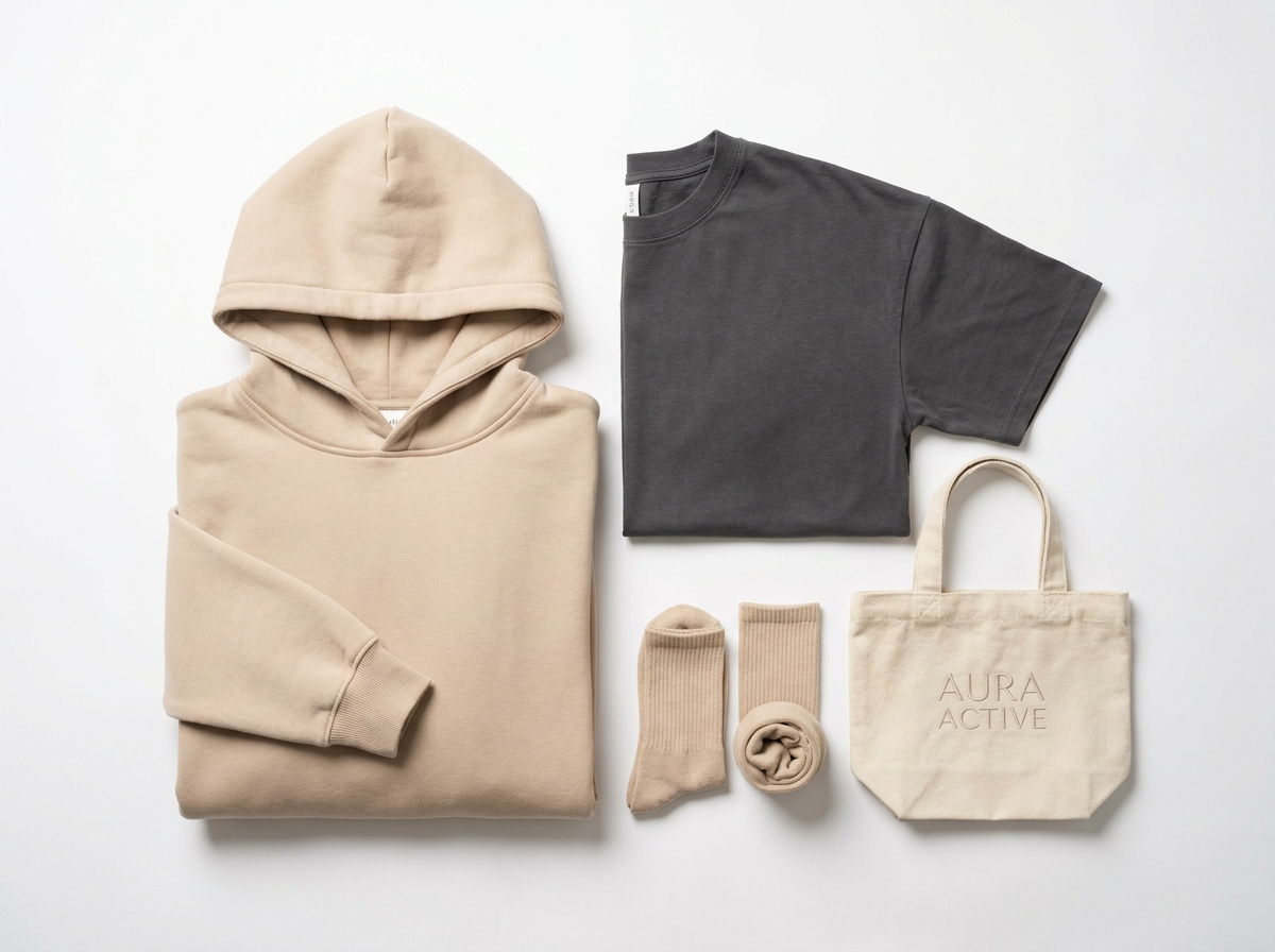 Athleisure and lifestyle apparel: hoodies and tees