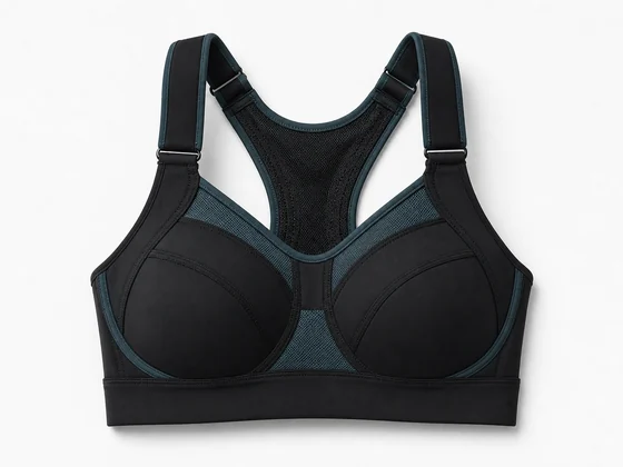 High-impact encapsulation sports bra