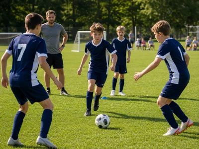 Youth U10-U18 soccer team