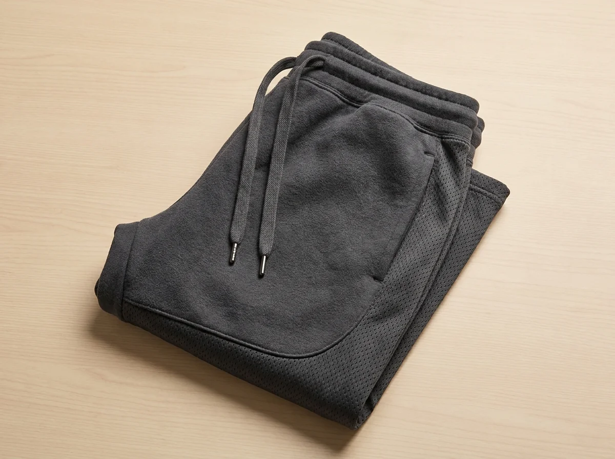 Heavyweight fleece shorts and mesh shorts streetwear