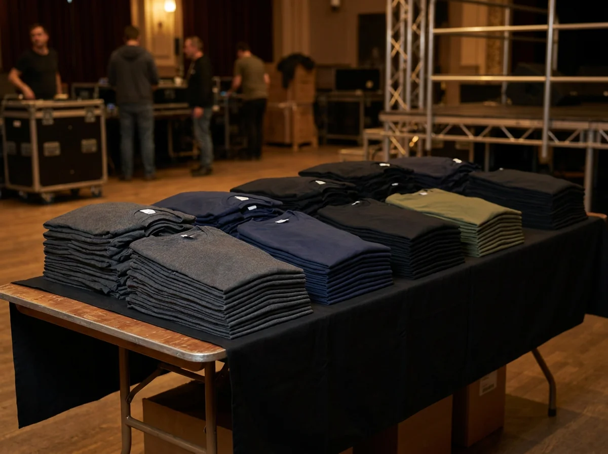 Artist tour and event merch streetwear