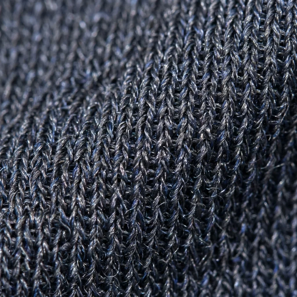 Lycra spandex yarn close-up
