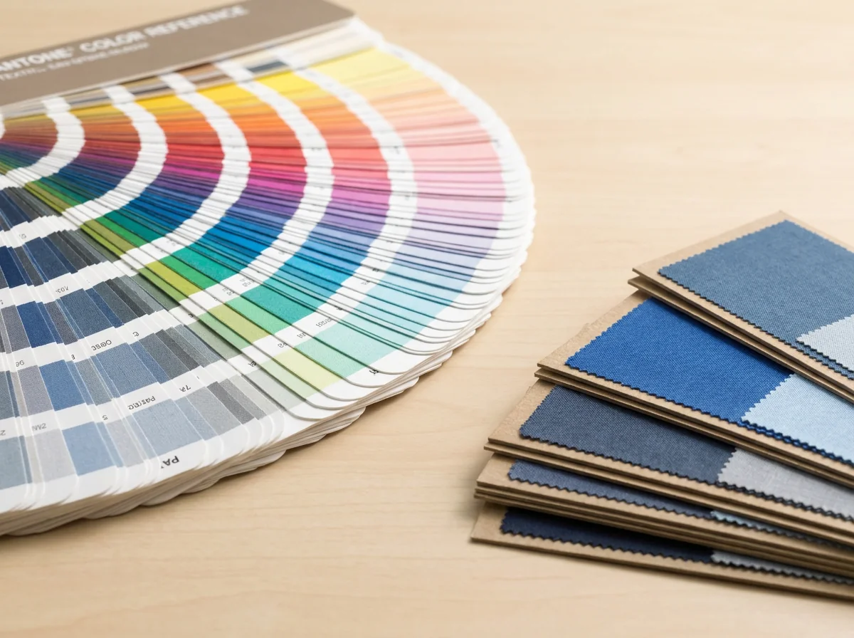 Pantone color reference book