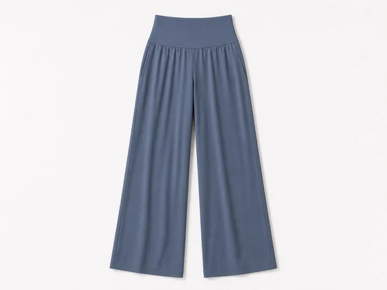 Wide-leg palazzo yoga pants